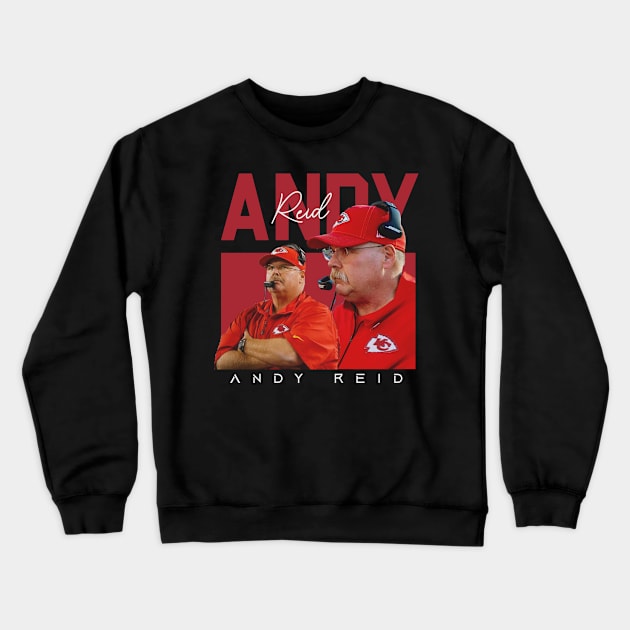 andy reid vintage style Crewneck Sweatshirt by HighRollers NFT